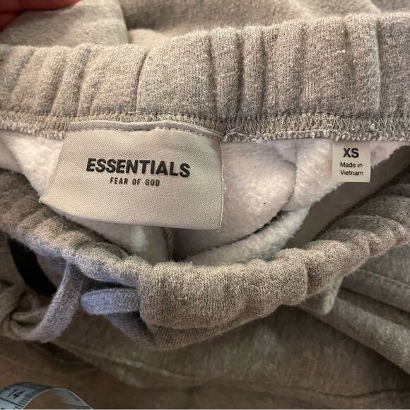 Essentials fear of god heather grey sweatpants size xs - Picture 8 of 9